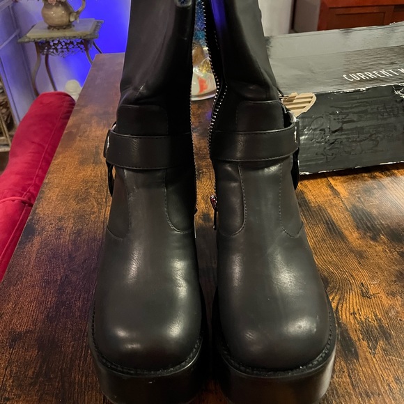 Platform moto boots - Picture 5 of 9